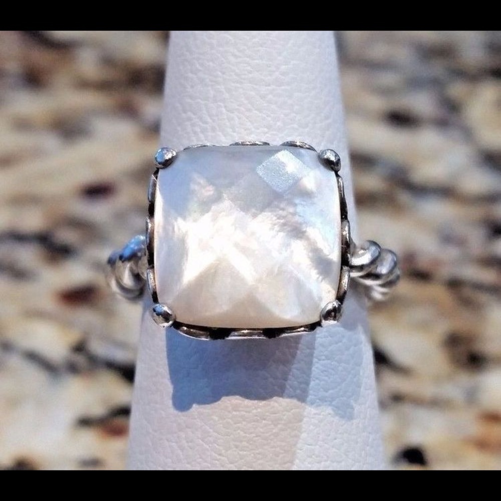 Authentic Mother of Pearl Pandora ring